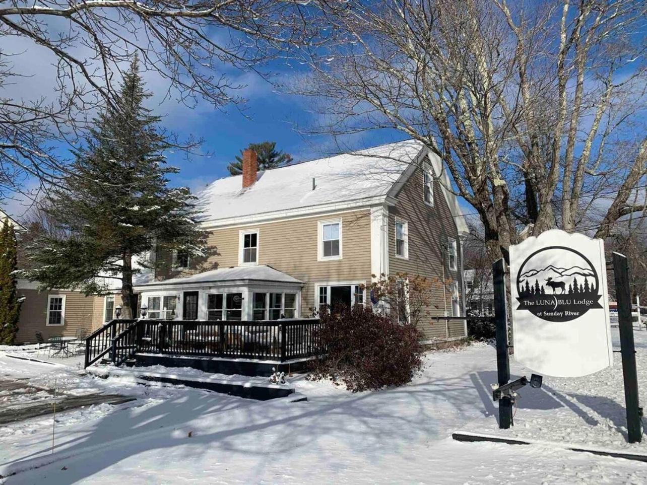 The Lunablu Lodge Sunday River Bethel Exterior photo